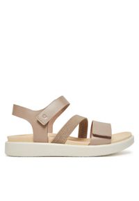 ecco - ECCO Sandały Flowt 27371351487 Szary. Kolor: szary. Materiał: skóra
