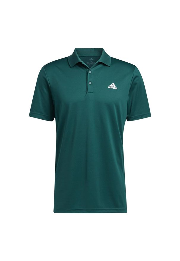 Adidas - Performance Primegreen Polo Shirt. Typ kołnierza: polo. Kolor: zielony