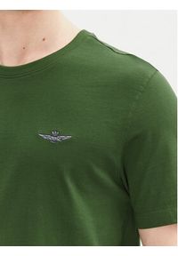 Aeronautica Militare T-Shirt 251TS2376J592 Zielony Regular Fit. Kolor: zielony. Materiał: bawełna #5