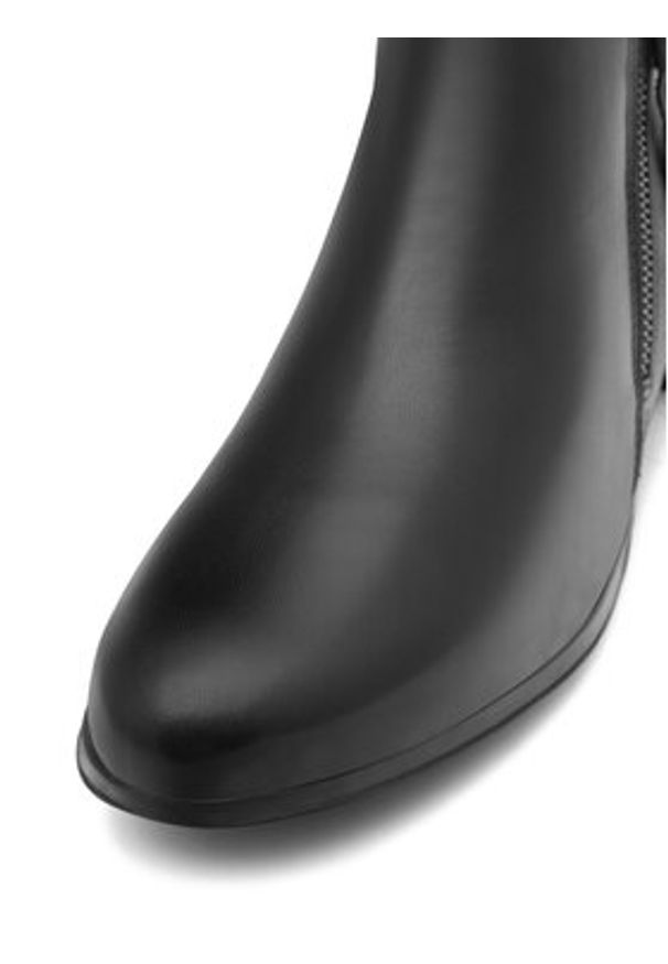 Lasocki Botki WB-ANNA-116 Czarny. Kolor: czarny. Materiał: skóra