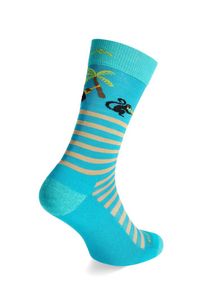 DARN TOUGH - Skarpety merino Darn Tough Wild Life Crew Lightweight with Cushion. Kolor: zielony