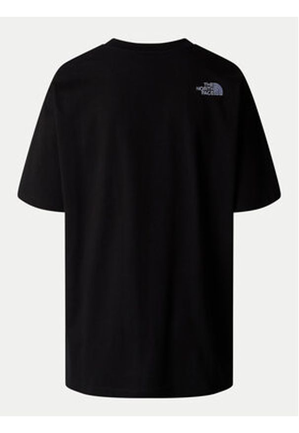 The North Face T-Shirt Simple Dome NF0A87NQ Czarny Oversize. Kolor: czarny. Materiał: bawełna