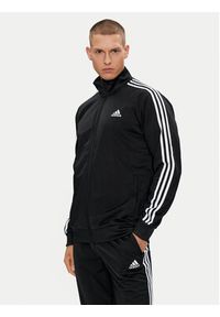 Adidas - adidas Dres Basic 3-Stripes IC6747 Czarny Regular Fit. Kolor: czarny. Materiał: syntetyk