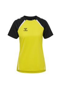Damski jersey Hummel Lead 2.0. Kolor: wielokolorowy, żółty, czarny. Materiał: jersey. Sport: koszykówka #1