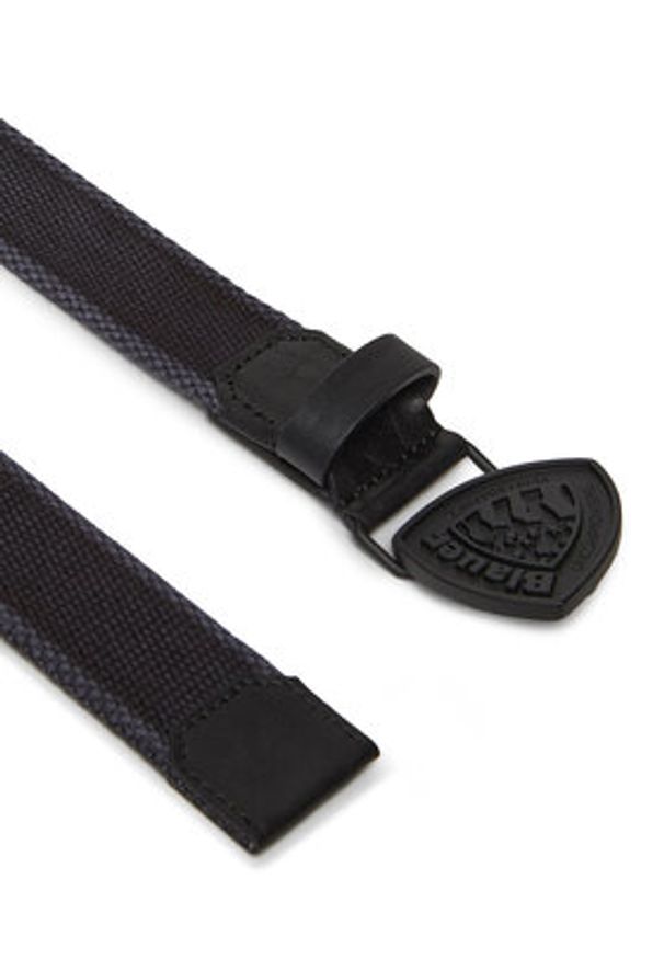 Blauer Pasek Męski S5SHIL02/BEL Czarny. Kolor: czarny. Materiał: materiał