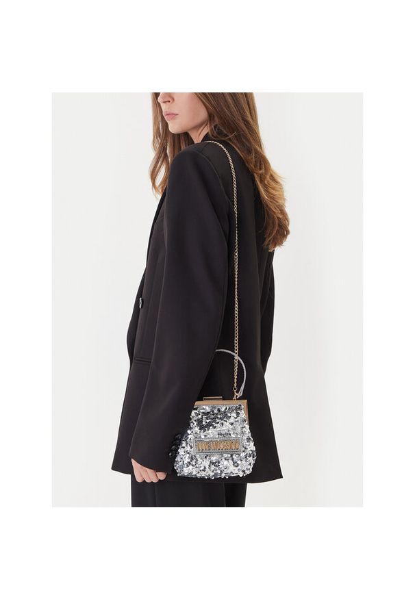 Love Moschino - Torebka LOVE MOSCHINO. Kolor: srebrny