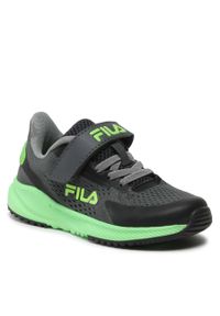 Sneakersy Fila Scrambler V Kids FFK0075.83146 Dark Shadpw/Jasmine Green. Kolor: szary. Materiał: materiał