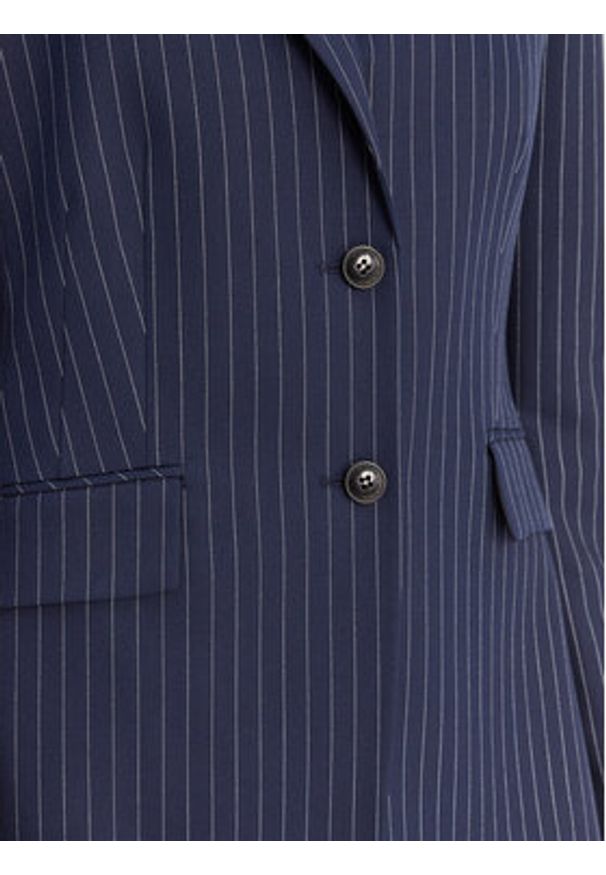 Hugo - HUGO Marynarka Asmalla 50554445 Granatowy Regular Fit. Kolor: niebieski. Materiał: syntetyk