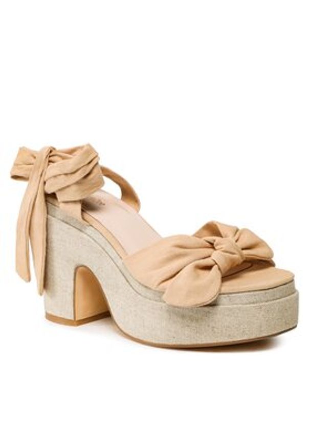 DeeZee Sandały HGT22059 Beżowy. Kolor: beżowy. Materiał: materiał