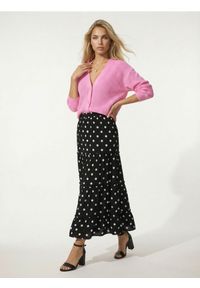 Sinsay - Spódnica midi z efektem stopniowania w groszki - wielobarwny. Wzór: grochy #1