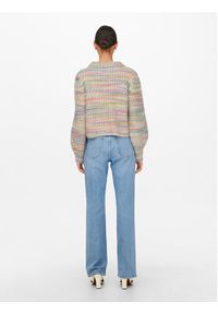 only - ONLY Sweter 15259443 Kolorowy Regular Fit. Materiał: syntetyk. Wzór: kolorowy #5