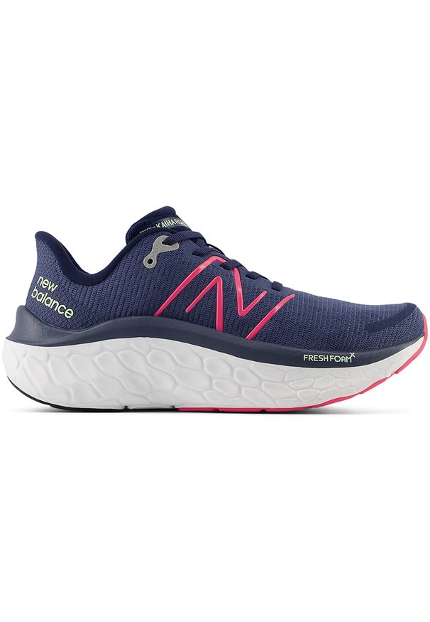 Buty damskie New Balance Fresh Foam Kaiha Road WKAIRCI1 – granatowe. Okazja: na co dzień. Kolor: niebieski. Materiał: guma, syntetyk. Szerokość cholewki: normalna. Sport: fitness