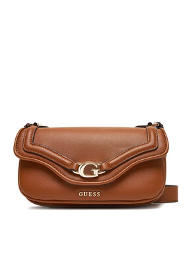 Guess Torebka Dea Mini HWBG79 93790 Brązowy. Kolor: brązowy. Materiał: skórzane