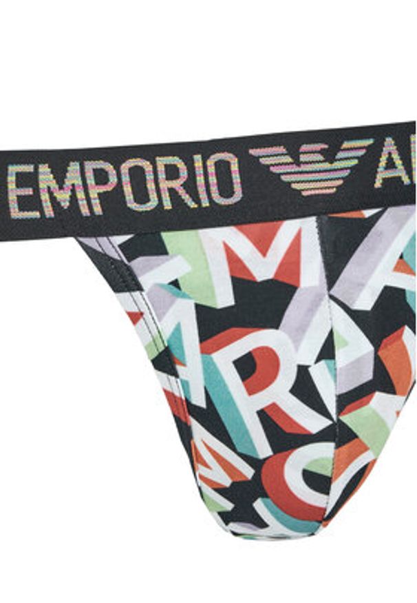 Emporio Armani Underwear Komplet 2 par slipów Jock Strap EM000257 AF10798 MC104 Kolorowy. Materiał: bawełna. Wzór: kolorowy