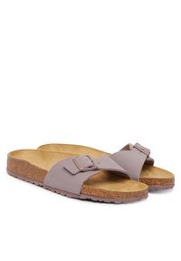 Birkenstock Klapki Madrid 1031464 Fioletowy. Kolor: fioletowy. Materiał: skóra #3
