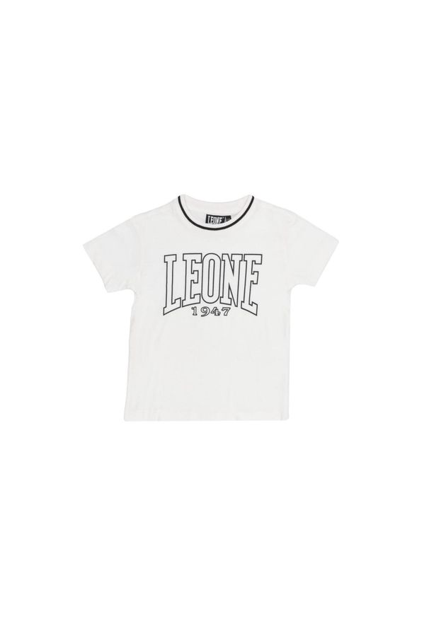 LEONE 1947 APPAREL - Dziecięca koszulka z krótkim rękawem Welcome Back. Kolor: biały. Długość rękawa: krótki rękaw. Długość: krótkie. Sport: joga i pilates