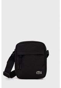 Lacoste saszetka kolor czarny NH4102NE-992. Kolor: czarny. Materiał: poliester #1