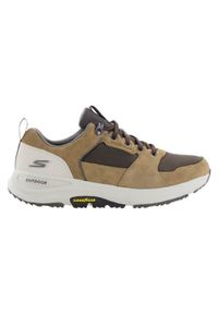 skechers - Buty do chodzenia męskie Skechers GO Walk Outdoor. Zapięcie: sznurówki. Kolor: żółty, wielokolorowy. Materiał: tkanina, materiał, skóra, syntetyk. Szerokość cholewki: normalna. Sport: outdoor, turystyka piesza