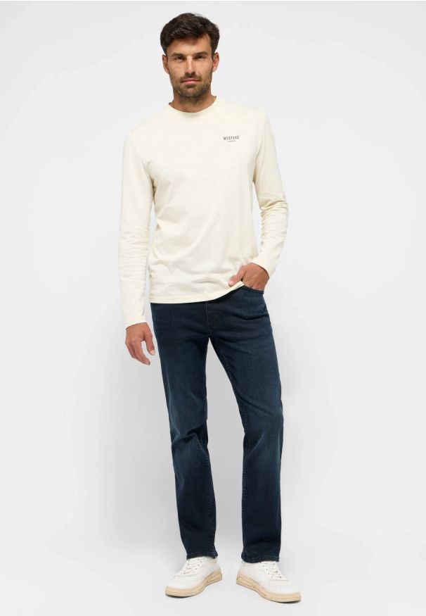 Męskie Spodnie Jeansowe Mustang Style Tramper Straight Denim Blue 1015878 5000 803