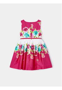 Mayoral Sukienka elegancka 3921 Różowy Regular Fit. Kolor: różowy. Materiał: bawełna. Styl: elegancki #2