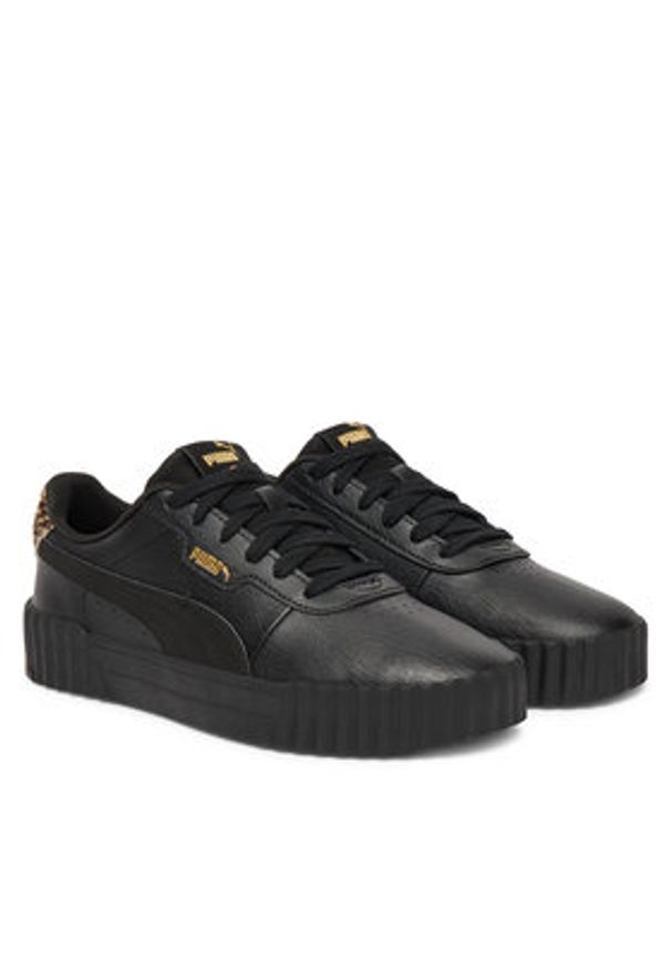 Puma Sneakersy Carina 3.0 Animal Flair 402642 02 Czarny. Kolor: czarny. Materiał: skóra