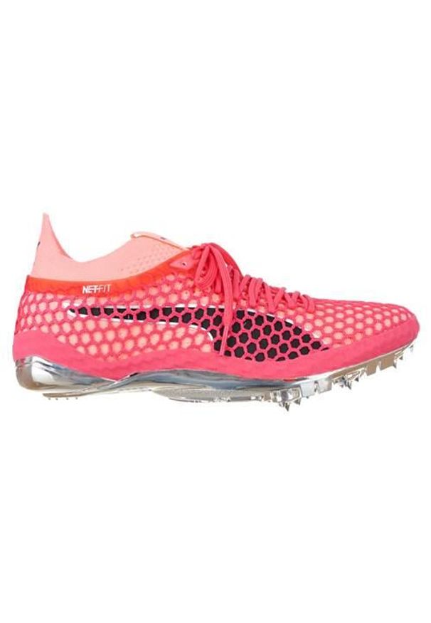 Buty do biegania męskie Puma Evospeed Netfit Sprint. Zapięcie: sznurówki. Kolor: różowy. Materiał: materiał, tkanina, syntetyk. Szerokość cholewki: normalna. Sport: bieganie