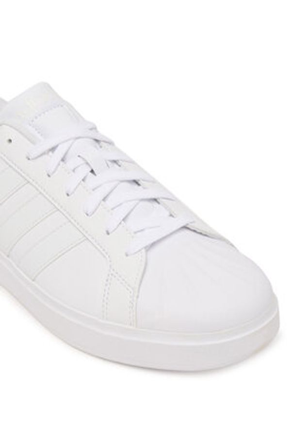 Adidas - adidas Sneakersy Streettalk JP8277 Biały. Kolor: biały. Materiał: skóra