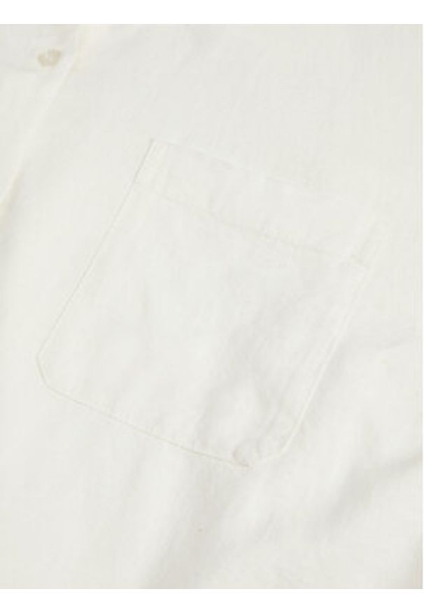 JJXX Koszula Jamie 12269668 Biały Oversize. Kolor: biały. Materiał: wiskoza, len