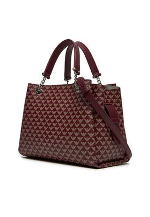 Emporio Armani Torebka Y3D159 YWS0E 80801 Brązowy. Kolor: brązowy. Materiał: skórzane