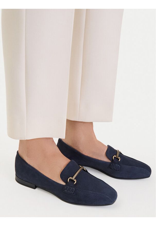 Lasocki Loafersy CEO-RST-ROMI-83 Granatowy. Kolor: niebieski. Materiał: skóra, zamsz