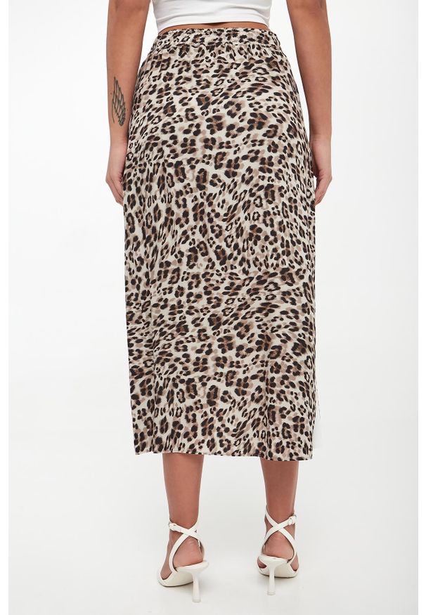 Sportalm - Spódnica midi ze zwierzęcym wzorem SPORTALM. Wzór: motyw zwierzęcy