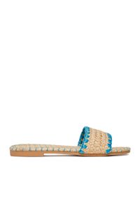 DeeZee Klapki BP6097-5 Beżowy. Kolor: beżowy. Materiał: skóra #1