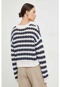 Answear Lab sweter damski kolor czarny. Kolor: czarny. Materiał: dzianina. Wzór: ze splotem. Styl: wakacyjny #4