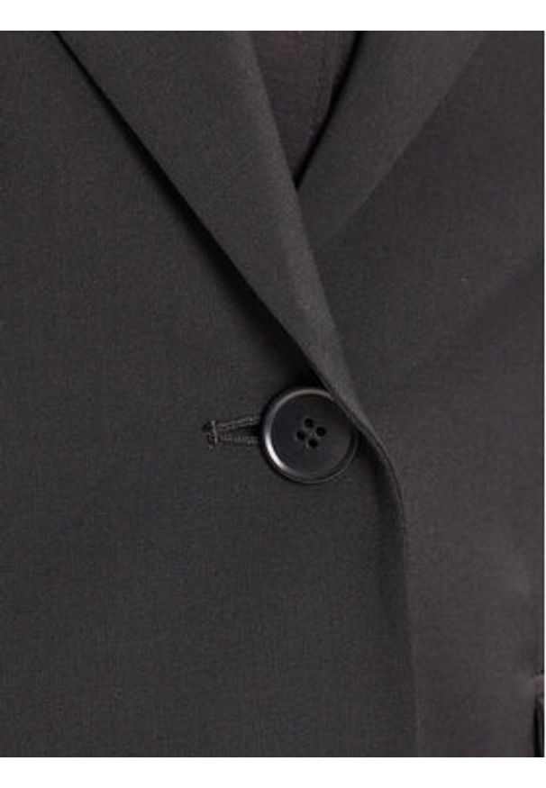 Weekend Max Mara Marynarka Lamine 2525046041 Czarny Regular Fit. Kolor: czarny. Materiał: wełna