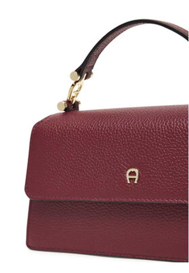 Aigner Torebka Delia S 132985 Bordowy. Kolor: czerwony. Materiał: skórzane