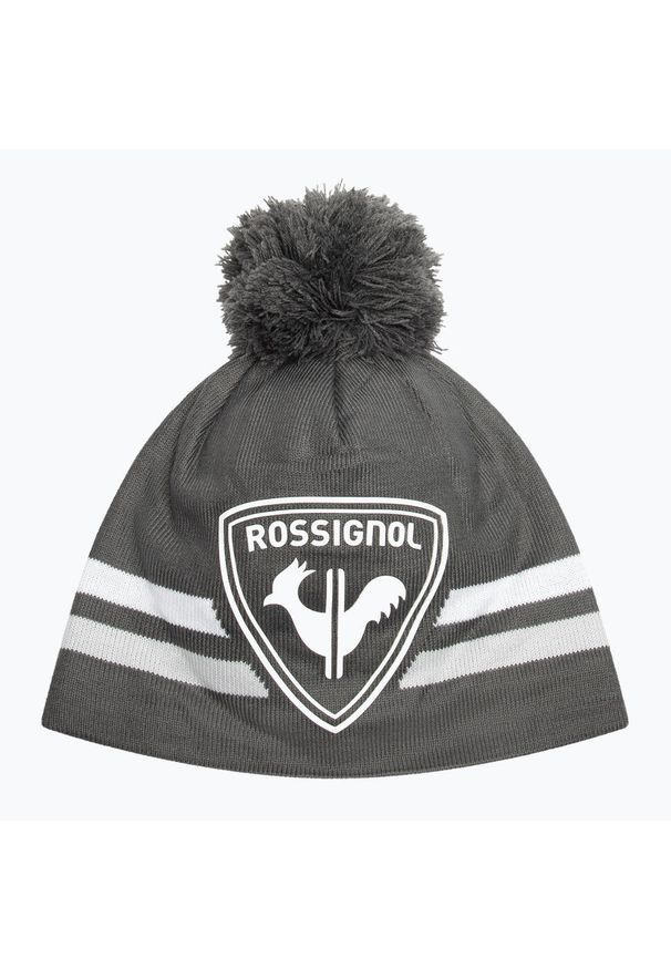 Czapka zimowa Rossignol Jr Rooster. Kolor: szary. Sezon: zima. Styl: sportowy
