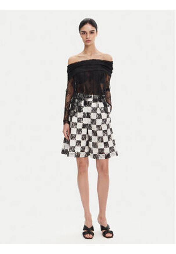 Pinko - PINKO Body 105010 A2EM Czarny Regular Fit. Kolor: czarny. Materiał: syntetyk