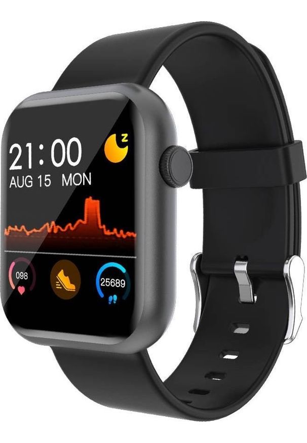 Smartwatch Colmi P9 Czarny. Rodzaj zegarka: smartwatch. Kolor: czarny
