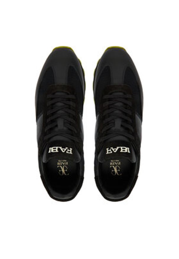 Fabi Sneakersy FU1026 Czarny. Kolor: czarny. Materiał: skóra