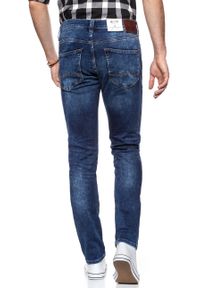 Mustang - SPODNIE MĘSKIE MUSTANG Oregon Tapered K DENIM BLUE 1006064 5000 683. Stan: obniżony