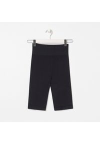 Sinsay - Spodnie kolarki GYM HARD - Czarny. Kolor: czarny #1