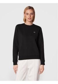 Tommy Jeans Bluza Fleece DW0DW09227 Czarny Regular Fit. Kolor: czarny. Materiał: bawełna, syntetyk #1