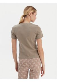 Guess T-Shirt V6RI02 J1314 Beżowy Regular Fit. Kolor: beżowy. Materiał: bawełna #2