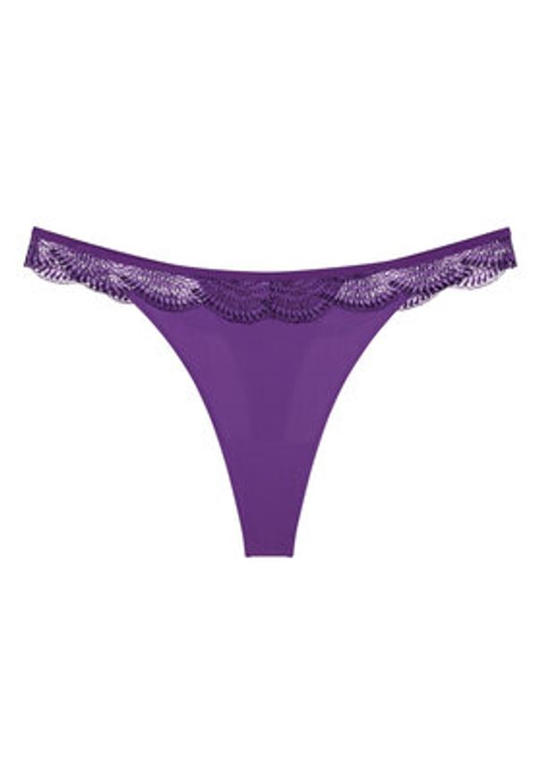 Triumph Stringi Comfort Glam 10224956 Fioletowy. Kolor: fioletowy. Materiał: syntetyk