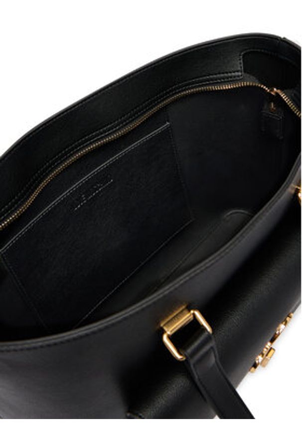 Love Moschino - LOVE MOSCHINO Torebka JC4136PP1OLQ0000 Czarny. Kolor: czarny. Materiał: skórzane