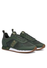 EA7 Emporio Armani Sneakersy 7X000334 AF18610 MZ583 Zielony. Kolor: zielony. Materiał: skóra #5