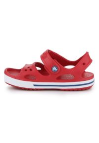 Sandały Crocs Crocband Ii Sandal Jr 14854-6OE czerwone. Zapięcie: rzepy. Kolor: czerwony. Materiał: materiał. Styl: młodzieżowy