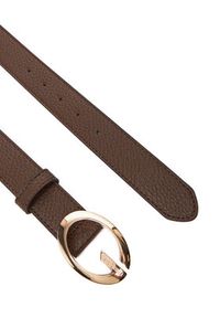 Guess Pasek Damski BW9306 P5430 Brązowy. Kolor: brązowy. Materiał: skóra