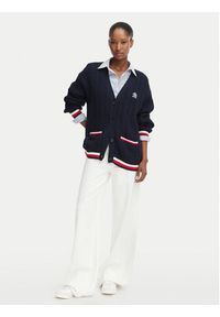 Tommy Jeans Kardigan DW0DW22934 Granatowy Regular Fit. Kolor: niebieski. Materiał: bawełna #5