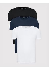 Jack & Jones - Jack&Jones Komplet 3 t-shirtów Organic Basic 12191759 Kolorowy Regular Fit. Materiał: bawełna. Wzór: kolorowy #1